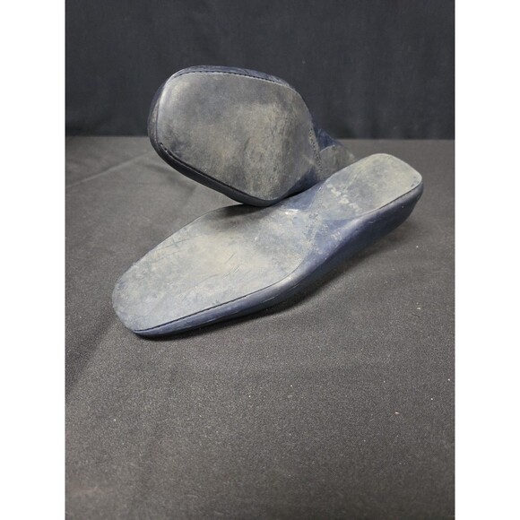 Ferragamo Women’s Navy Blue Leather Loafers Flats Size 5 B US - Picture 6 of 6